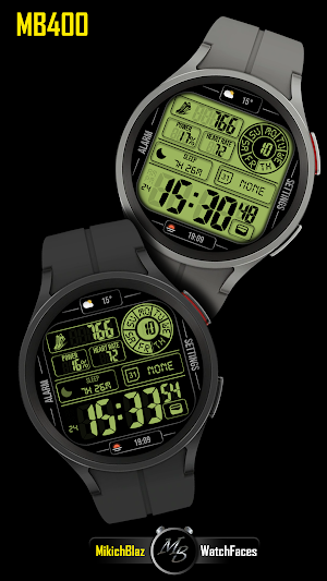 Digital Watch Face MB400 Screenshot 3