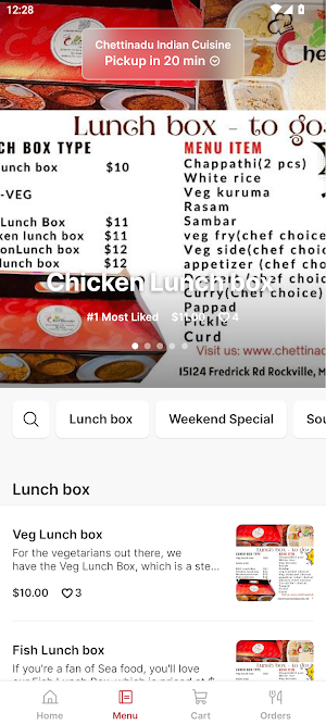 Chettinadu Indian Cuisine Screenshot 1