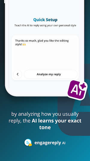 engagereply AI: Smart Replies Screenshot 1