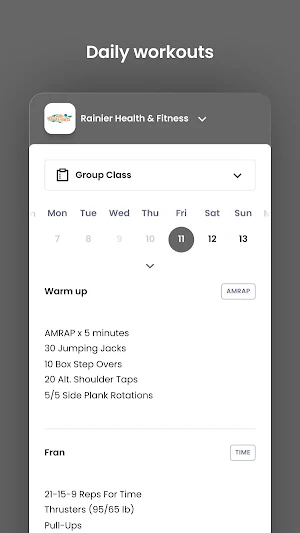 Rainier Health & Fitness Screenshot 3