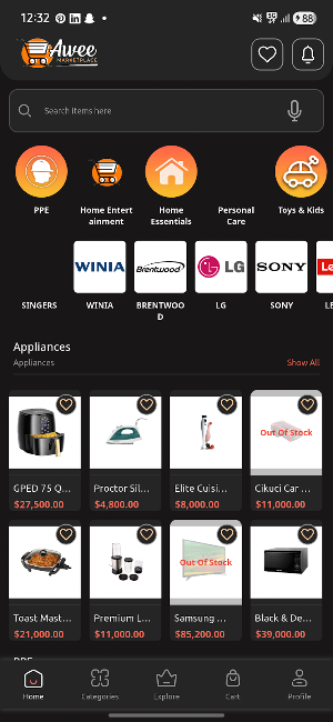 Awee Marketplace Screenshot 0