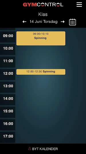 Gym Control Personalapp Screenshot 3