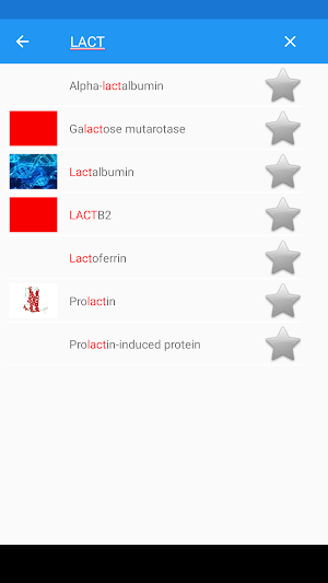 Human proteins Screenshot 1