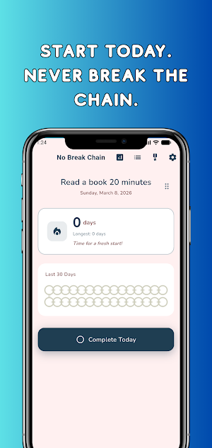 NoBreakChain App Screenshot 0