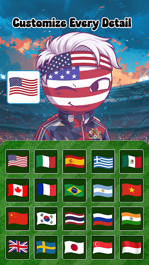 Countryball Maker: Emoji Ball Screenshot 1