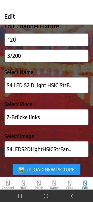 MyDmxApp Screenshot 3