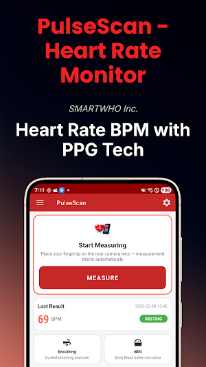 Heart Rate Monitor: Pulse BPM Screenshot 0