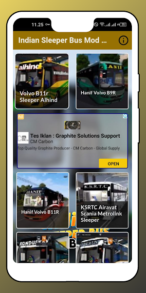 Indian Sleeper Bus Mod Bussid Screenshot 1