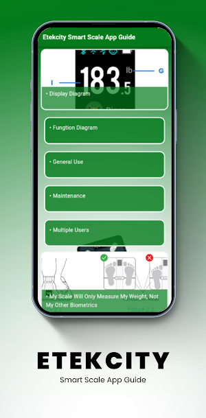 Etekcity Smart Scale App Guide Screenshot 0