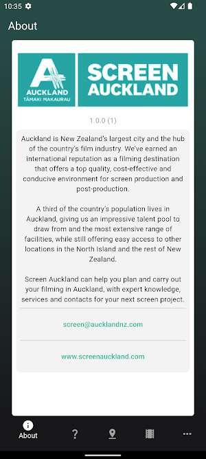 Screen Auckland Screenshot 1