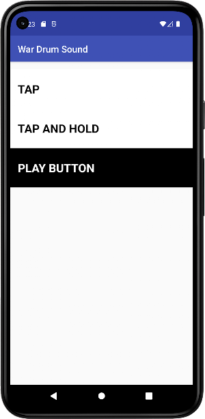 War Drum Sound Screenshot 2