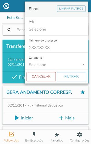 Meu Legal Task Screenshot 1