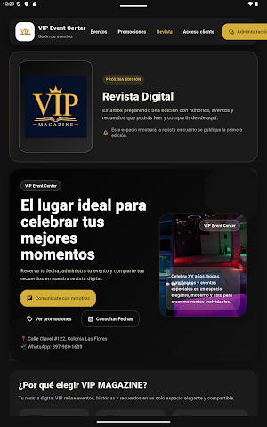 VIP Magazine Screenshot 2