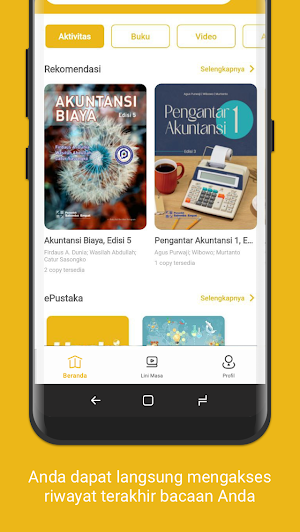 Unaki e-library Screenshot 2