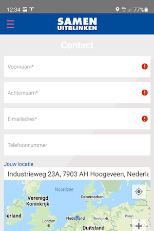 Fonville uitblinkers App Screenshot 3