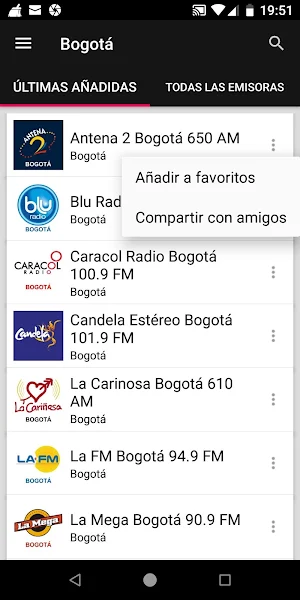 Bogota Radio Stations - Colombia Screenshot 1