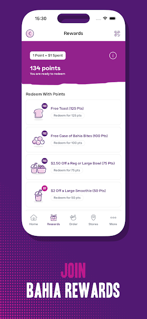 Bahia Bowls Rewards Screenshot 3