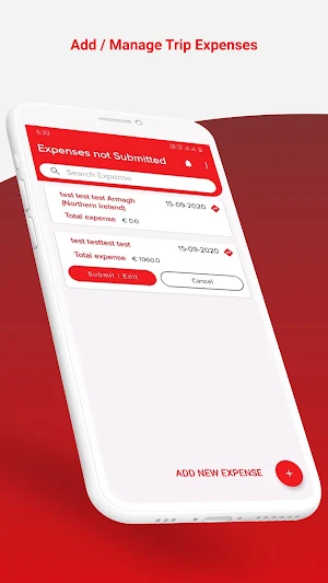 IFJ – Expense App Screenshot 1