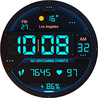 TVV Digital Watch Face