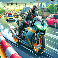 Motorbike Road Adventure Game