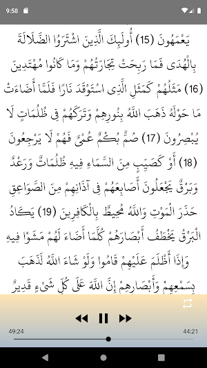 سورة البقرة خالد الجليل بدونت Screenshot 2