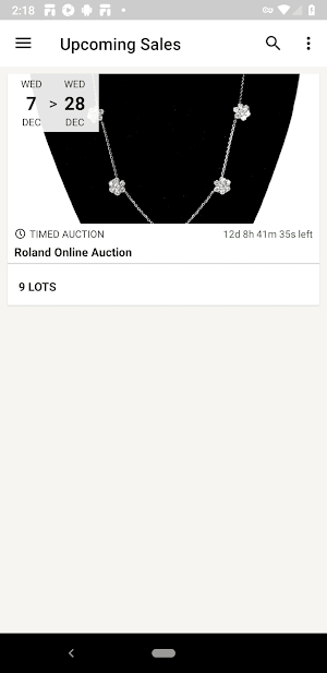 Roland Auctions Screenshot 0