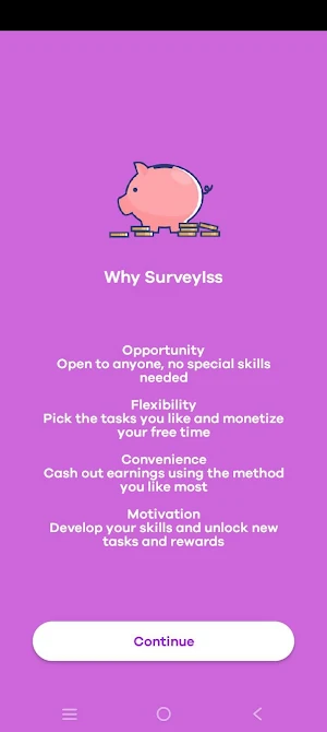 Surveys App Screenshot 2