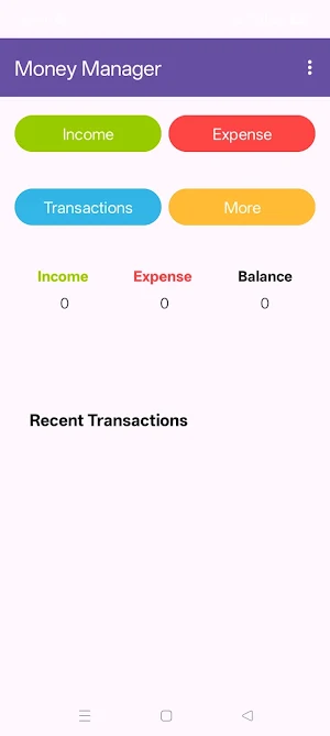 Money Manager Screenshot 0