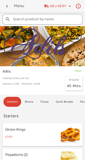 Leeds Delivery: Food & more Screenshot 2