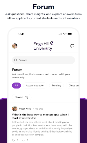 Edge Hill CampusConnect Screenshot 1