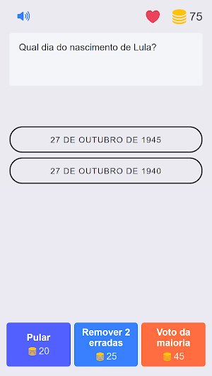 Quiz Lula Screenshot 3