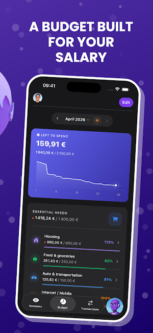 Trya: Budget Planner, Tracker Screenshot 3