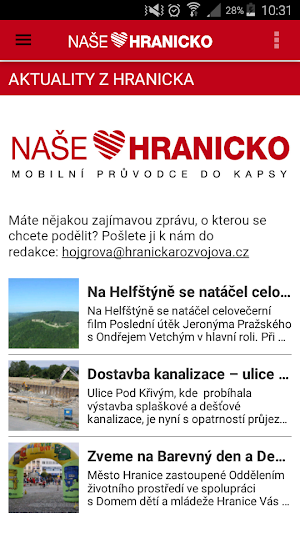 Naše Hranicko Screenshot 1