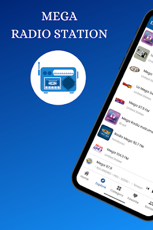 Mega Radio Stations Screenshot 3