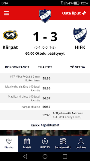 HIFK Screenshot 0