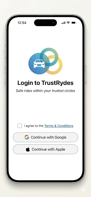 TrustRydes Screenshot 1