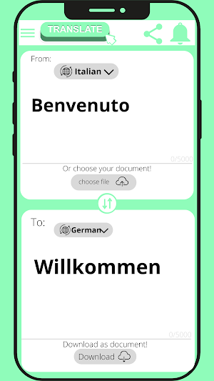 German - Italian Translator Screenshot 3