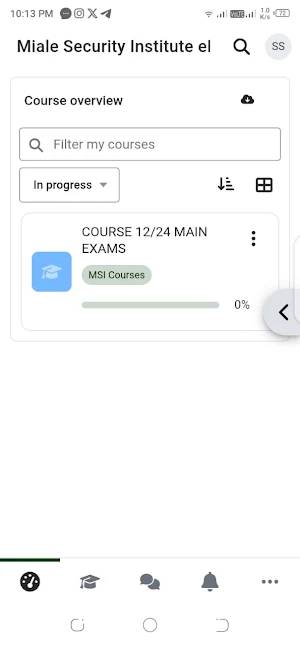 MSI Elearn Screenshot 1