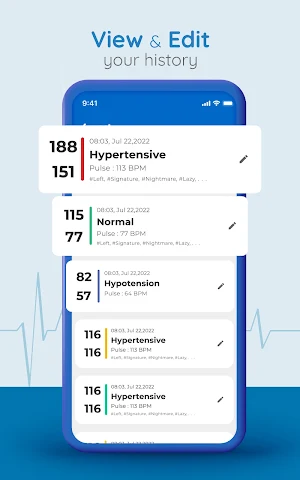Blood Pressure Tracker Screenshot 3