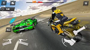 Bike vs Cars Racing Race Game Screenshot 1