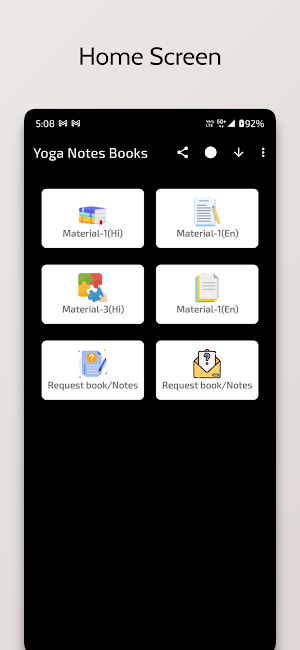 Yoga Notes Books Screenshot 0