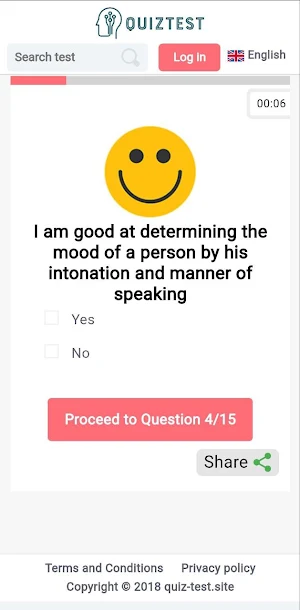 Quiz Test Screenshot 2
