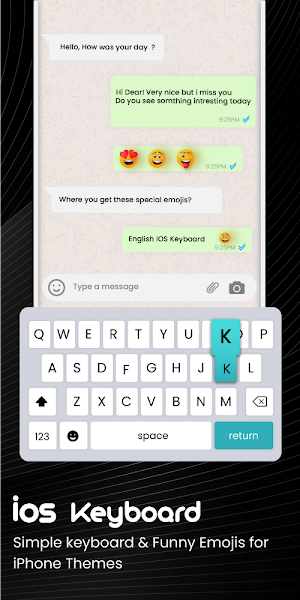 IOS Keyboard: Emoji Keyboard Screenshot 1