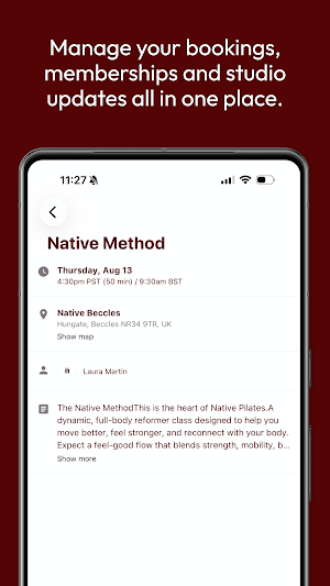 Native Pilates App Screenshot 3