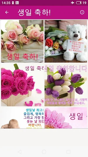 생일 축하 문구 Screenshot 1