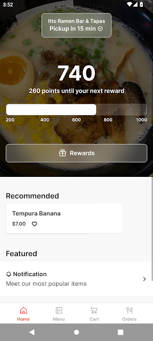 Itto Ramen Bar Tapas Screenshot 0