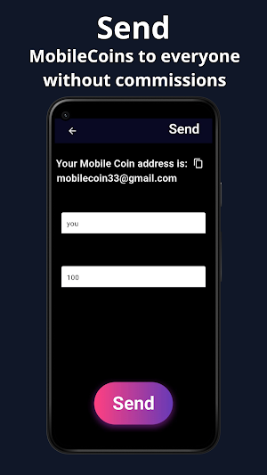 Mine Crypto Phone → MobileCoin Screenshot 1