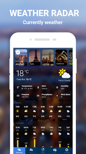 Weather Radar Map Live & Real-time weather maps Screenshot 2