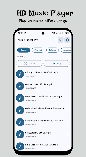 Şarkı Evreni - MP3 Player Screenshot 2