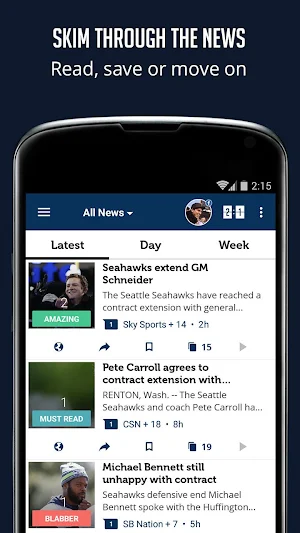Sportfusion - Seahawks Edition Screenshot 2